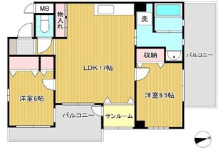 カスタム南葛西の物件間取画像